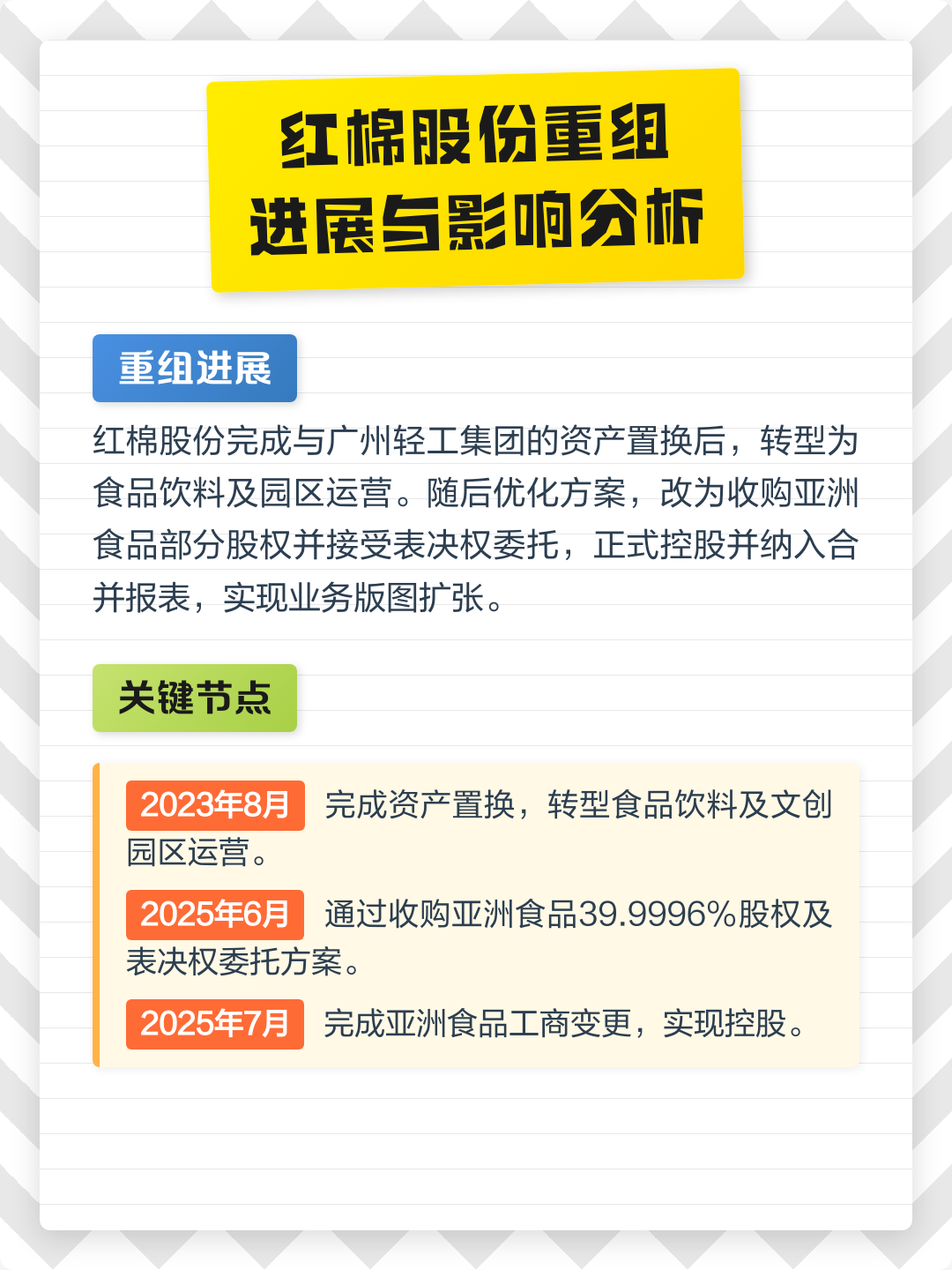 新乡市食品资产重组(食品资产重组案例)